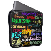 Flippige inspirierend Laptop-Hülse Laptopschutzhülle (Vorne Rechts)