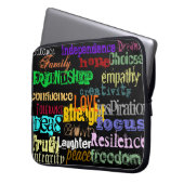 Flippige inspirierend Laptop-Hülse Laptopschutzhülle (Vorderseite Links)