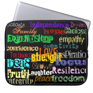 Flippige inspirierend Laptop-Hülse Laptopschutzhülle