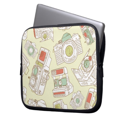 flippige Kameras Laptopschutzhülle (Vorderseite Links)