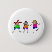 Flippige Kinder Button (Vorderseite)