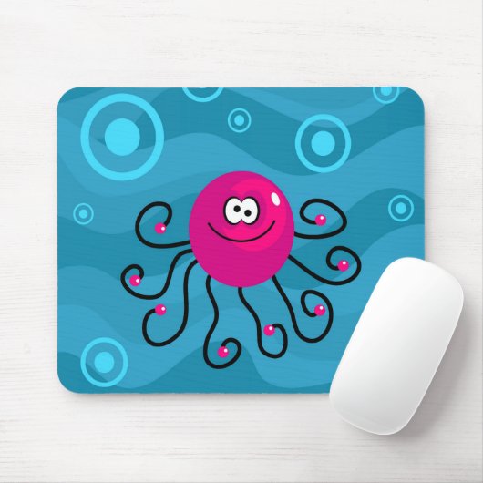 Flippige Krake Mousepad (Mit Mouse)