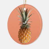 Flippige leckere Ananas-Kreis-Verzierung Keramik Ornament (Links)