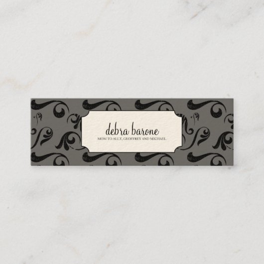 Flippige Mama-Telefonkarten Telefonnummerkarte (Vorderseite)