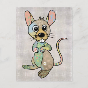 Flippige Maus Postkarte