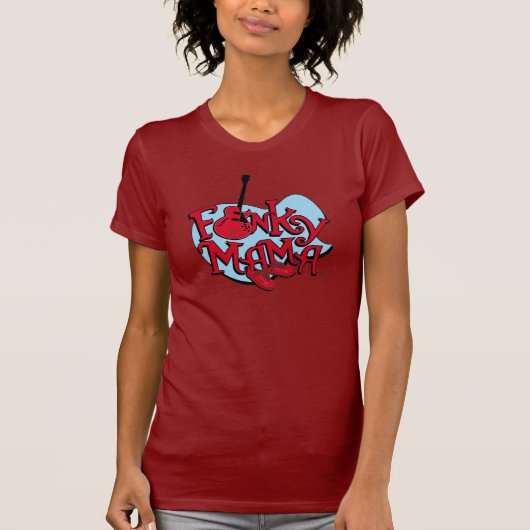 Flippige Mutter rote T T-Shirt (Vorderseite)