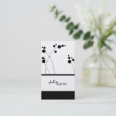 Flippige Punkt-Visitenkarten - Visitenkarte (Stehend Vorderseite)