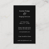 Flippige Punkt-Visitenkarten - Visitenkarte (Rückseite)