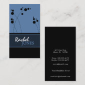 Flippige Punkt-Visitenkarten Visitenkarte (Vorne/Hinten)