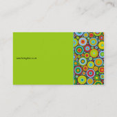Flippige Punkte:: Grün Visitenkarte (Rückseite)