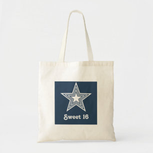 Flippige Stern-Bonbon16 Swag-Tasche, dunkelblau Tragetasche