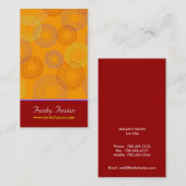 Flippige Visitenkarten Visitenkarte (Vorne/Hinten)