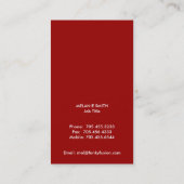 Flippige Visitenkarten Visitenkarte (Rückseite)