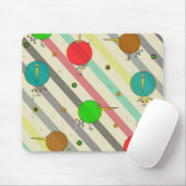 Flippige Vögel gestreiftes Mousepad (Mit Mouse)