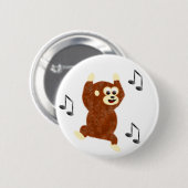 Flippiger Affe Button (Vorne & Hinten)