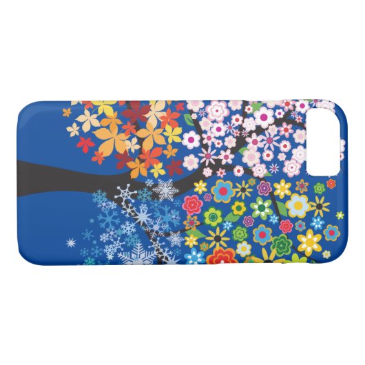 Flippiger Baum Case-Mate iPhone Hülle (Rückseite (Horizontal))