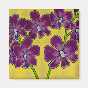 Flippiger Blumenorchideen-Magnet Magnet