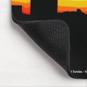 Flippiger Burryport Sonnenaufgang Mousepad (Ecke)
