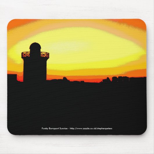 Flippiger Burryport Sonnenaufgang Mousepad (Vorne)