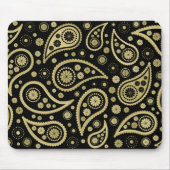 Flippiger Druck Paisleys im Schwarzen u. in den Mousepad (Vorne)