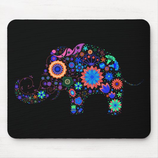 Flippiger Elefant Mousepad (Vorne)