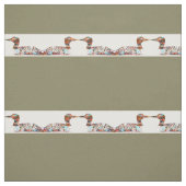 Flippiger farbiger Loon Striped Stoff (Muster)