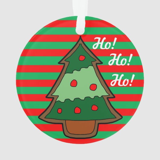 Flippiger festlicher Baum Ornament (Rückseite)