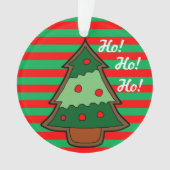 Flippiger festlicher Baum Ornament (Vorderseite)
