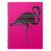 Flippiger Flamingo Notizblock (Vorderseite)