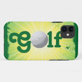 Flippiger Gelbgrün-Golfball iPhone 5 Fall Case-Mate iPhone Hülle (Rückseite (Horizontal))