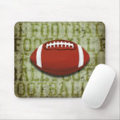 Flippiger grüner Schmutz-Fußball Mousepad (Mit Mouse)