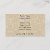 Flippiger Hahn Visitenkarte (Rückseite)