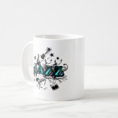 Flippiger Jazz Kaffeetasse (Vorderseite Links)