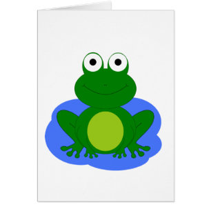 Flippiger kleiner Froschteich