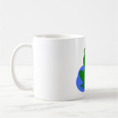 Flippiger kleiner Froschteich Kaffeetasse (Links)
