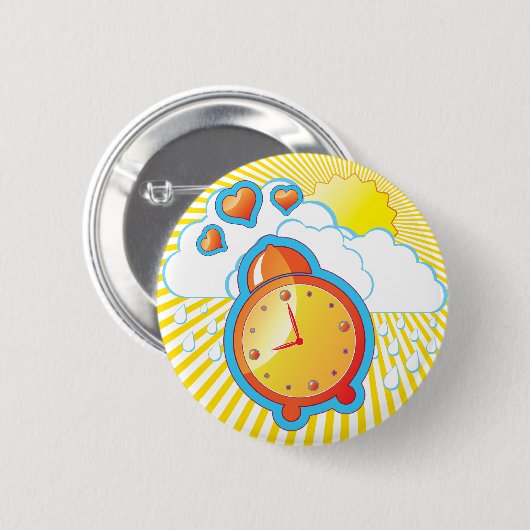 Flippiger Knopf mit Wecker Button (Vorne & Hinten)