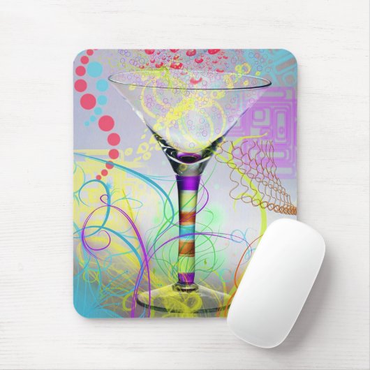 Flippiger Martini Mousepad (Mit Mouse)