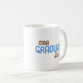 Flippiger MBA-Absolvent 2016 (Blau) Kaffeetasse (VorderseiteRechts)