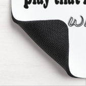 Flippiger Musik-Weiß-Junge Mousepad (Ecke)