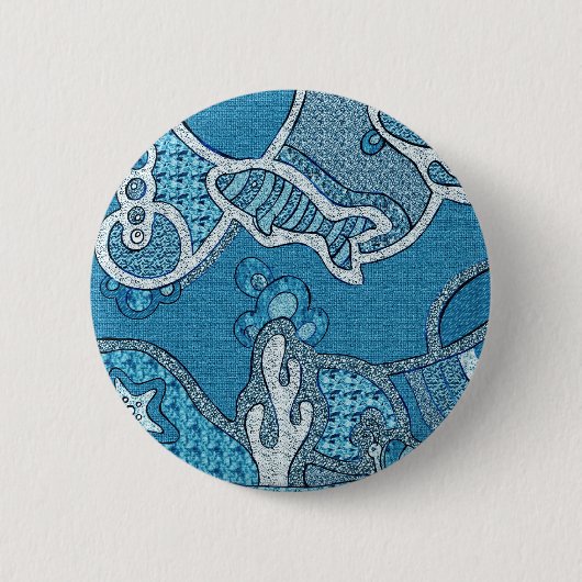 Flippiger Ozean-Knopf Button (Vorderseite)
