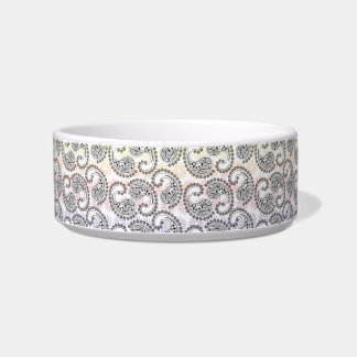 Flippiger Pinwheel-Paisley-Entwurf Napf