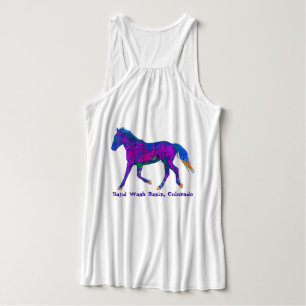 Flippiger Pony-Colt-Muster WildHerdz Behälter Tank Top