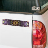Flippiger, psychedelischer, Retro Entwurf Autoaufkleber (Auf Lkw)