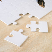 Flippiger Robin mit Monocle und Hut Puzzle (Seite)