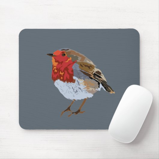 Flippiger Robin Mousepad (Mit Mouse)