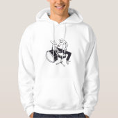 Flippiger Schlagzeuger Hoodie (Vorderseite)