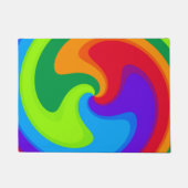 Flippiger Spaß-bunte Fußmatte (Vorderseite)