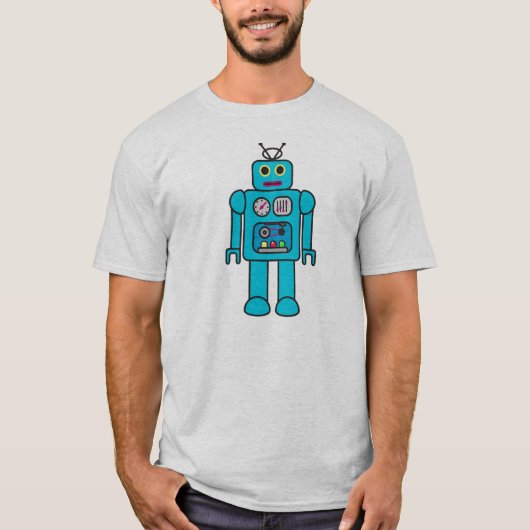 Flippiger Spielzeug-Roboter T-Shirt (Vorderseite)