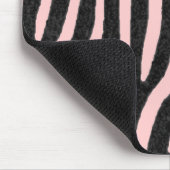 Flippiger u. moderner Zebra Stripes Mousepad (Ecke)