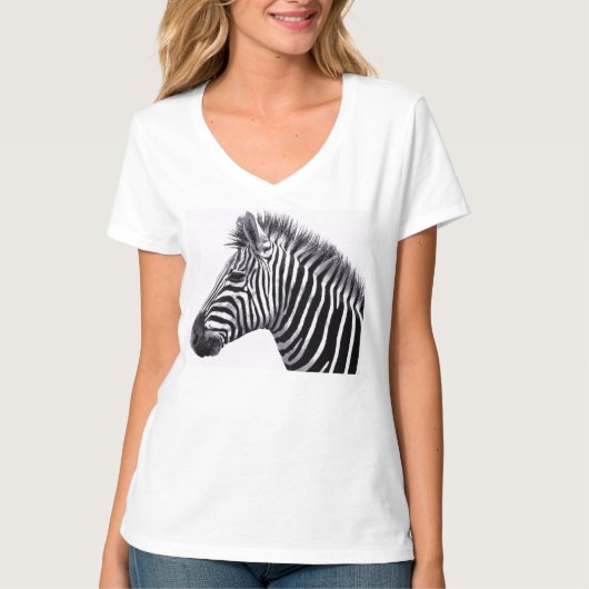 Flippiger Zebra T-Shirt (Vorderseite)